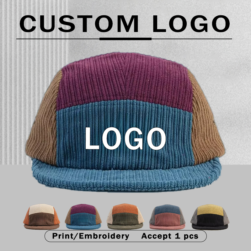 Casquette de baseball 5 pannea - Corduroy Cap 5 Panel avis et prix
