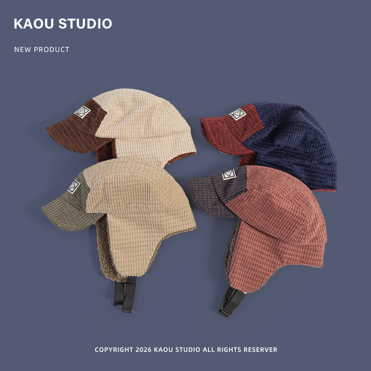 Chapeau de chasseur vintage en - Corduroy Cap 5 Panel avis et prix